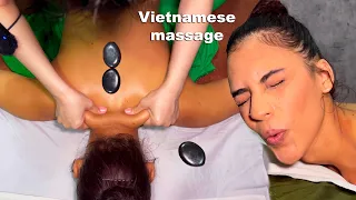 ASMR: STRONG Vietnamese Full Body Hot Stone Massage!