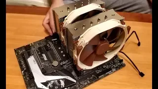 i9 9900K на Noctua NH D15 ТАК НЕ НАДО СОБИРАТЬ ПК