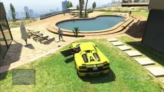 Grand Theft Auto V (PS3) - Franklin shows Trevor his personal parking spot at the Movie Theater