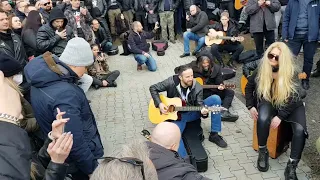 Pogrzeb Romka Kostrzewskiego Bytom 18.02.2022 Łza dla cieniów minionych