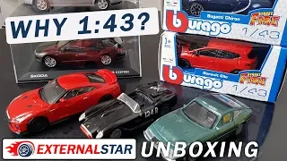 Why to collect 1:43 car models? + unboxing few Bburagos