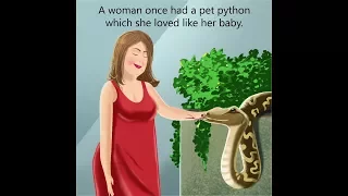 This Woman Slept with Her Pet Python Every Night - Viral Videos