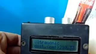 Ультразвуковой дальномер Ultrasonic Sensor HC-SR04 подключен к Ардуино