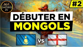 AOE4⚔️ | Débuter en Mongols #2 - BATTRE LES ANGLAIS FACILEMENT !