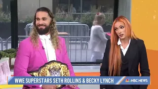 WWE Becky Lynch & Seth Rollins on TODAY Show 1080p
