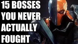 15 Video Game Bosses You Never Actually Fought