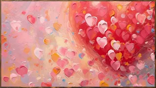 Valentine's Day Love Ambience: 1-Hour Artistic Heart Screensaver