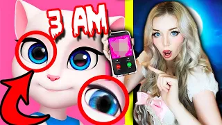 Do Not talk to *TALKING ANGELA* AT 3am.. (*DO NOT DOWNLOAD THIS APP SCARY!*)