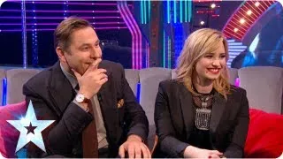 Demi Lovato and David Walliams compare notes on Simon | Semi-Final 3 | Britain's Got Talent 2013