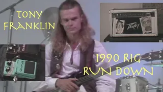Tony Franklin • 1990 Rig Run Down • Solo Jamming