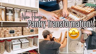 🤩 NEW HOUSE PANTRY MAKEOVER 2021 & PANTRY ORGANIZING IDEAS :: Extreme Transformation + Organization