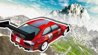 NEW Ski Jump Arena?! Throwing Car Off A Huge Mountain! - BeamNG Drive Mods