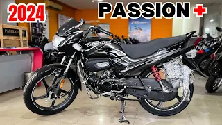 2024 Hero Passion Plus 100  Detail Review | On Road Price | Feature|