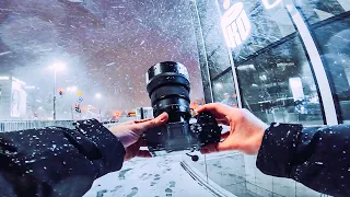 Winter Street Photography POV w/ Sigma 85mm 1.4