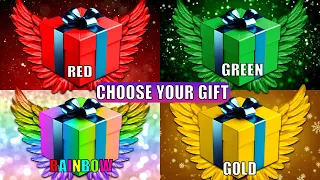 Choose your gift 🎁 4 gift box ❤️💚🌈💛