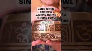 🙌 RAISE YOUR FREQUENCY VIBRATION! 📶 POWERFUL WISHING TIBETAN SINGING BOWL 🎶