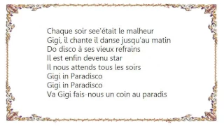 Dalida - Gigi in Paradisco Lyrics