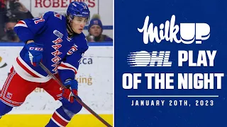 OHL Play of the Night Presented by MilkUP: Francesco Pinelli's Filthy Finish!