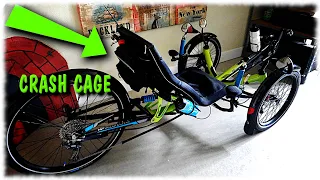 Recumbent trikes are much safer than bikes when struck by a car!