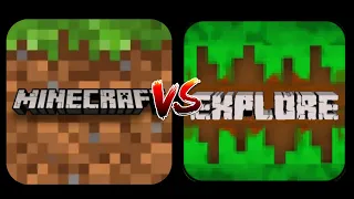 Minecraft VS Pixel World : Explore