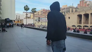 Skateboarder Paradise, Barcelona, Spain April, 2024
