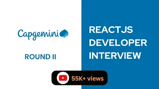 Capgemini - ReactJS  Interview | Frontend Developer | 5+ Years | JavaScript Interview Questions 2022