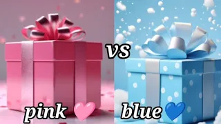 pink vs blue  choose your colour 🩷vs💙