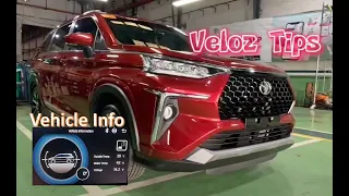 Veloz Tips: activating vehicle information