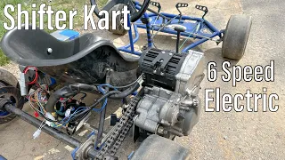 A REAL Electric Shifter Kart With a 6 Speed Gearbox