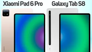 Xiaomi Pad 6 Pro VS Samsung Galaxy Tab S8