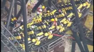 Alton Towers 'The Smiler' Crash - 2 Carriages Collide, 16 People Injured [NEW VIDEO]