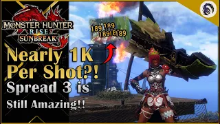 Deal Nearly 1K Damage PER SHOT!! | The Best Spread HBG in Sunbreak