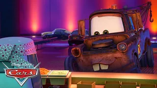 Mater Tries the 'Free Pistachio Ice Cream' | Pixar Cars