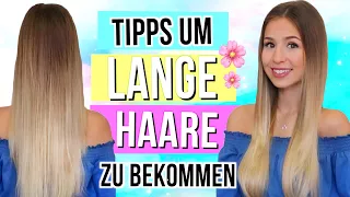 LANGE HAARE BEKOMMEN 💁🏼Tipps um schnell lange Haare zu bekommen - Haar Hacks 2018