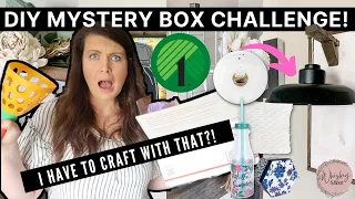 You HAVE TO SEE these *NEW* $1 Dollar Tree Decor DIYs 📦from the hardest Mystery Box Challenge yet!