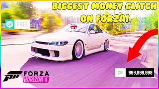 BIGGEST FORZA HORIZON 4 MONEY GLITCH! UNLIMITED CREDITS! (999 MILLION CREDITS FREE!)