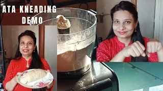 How to knead atta in food processor Usha fp3810/फुड प्रोसेसर मे आटा कैसे गुने/Ata kneading demo infm