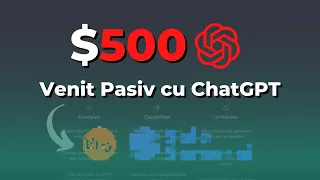 500$ pe lună cu ChatGPT