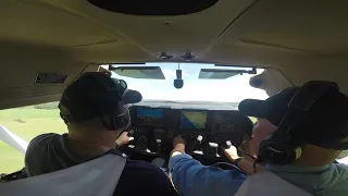 First Flight in Cessna C182 Skylane