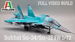 СУ34/SU34 Fullback 1/72 ITALERI Full Build