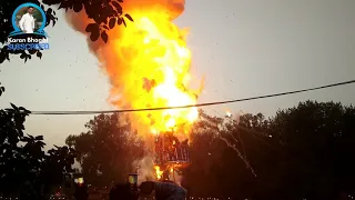 Dussehra Festival 2018 - Burning Ravana Effigies in  Dussehra Ground Durgiana Mandir Amritsar Panjab