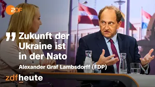 Sicherheit für die Ukraine - Nato stärken, Russland provozieren? | maybrit illner vom 13. Juli 2023