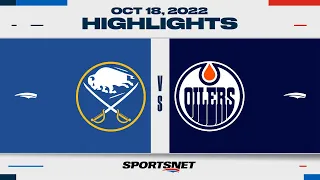 NHL Highlights | Sabres vs. Oilers - October 18, 2022