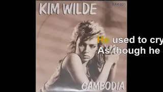 Kim Wilde - Cambodia [Lyrics Audio HQ]