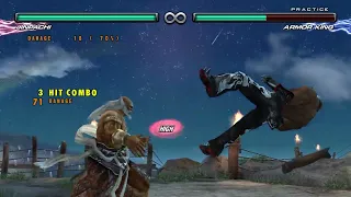Tekken 5 DR Jinpachi Staple Combos (Easy Death Combos)
