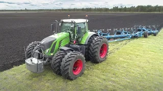 🇫🇷 XL PLOUGHING in France - Twin Wheels Fendt 933 + Lemken 12 furrow