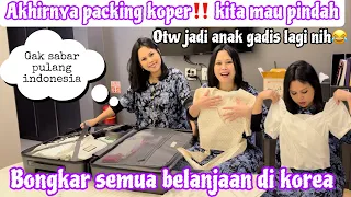 AKHIRNYA PACKING KOPER‼️KITA MAU PINDAH || BONGKAR HASIL SEMUA BELANJAAN DI KOREA