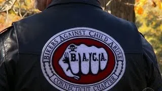 Bikers ride to the rescue of abused kids and their moms