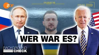 USA oder Russland: Wer hat Nordstream gesprengt? | ZDFheute Backgroundcheck