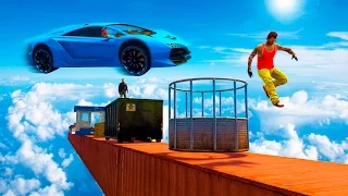 БЕГУНЫ ПРОТИВ ЛЕТАЮЩИХ МАШИН! (GTA 5 Смешные моменты)